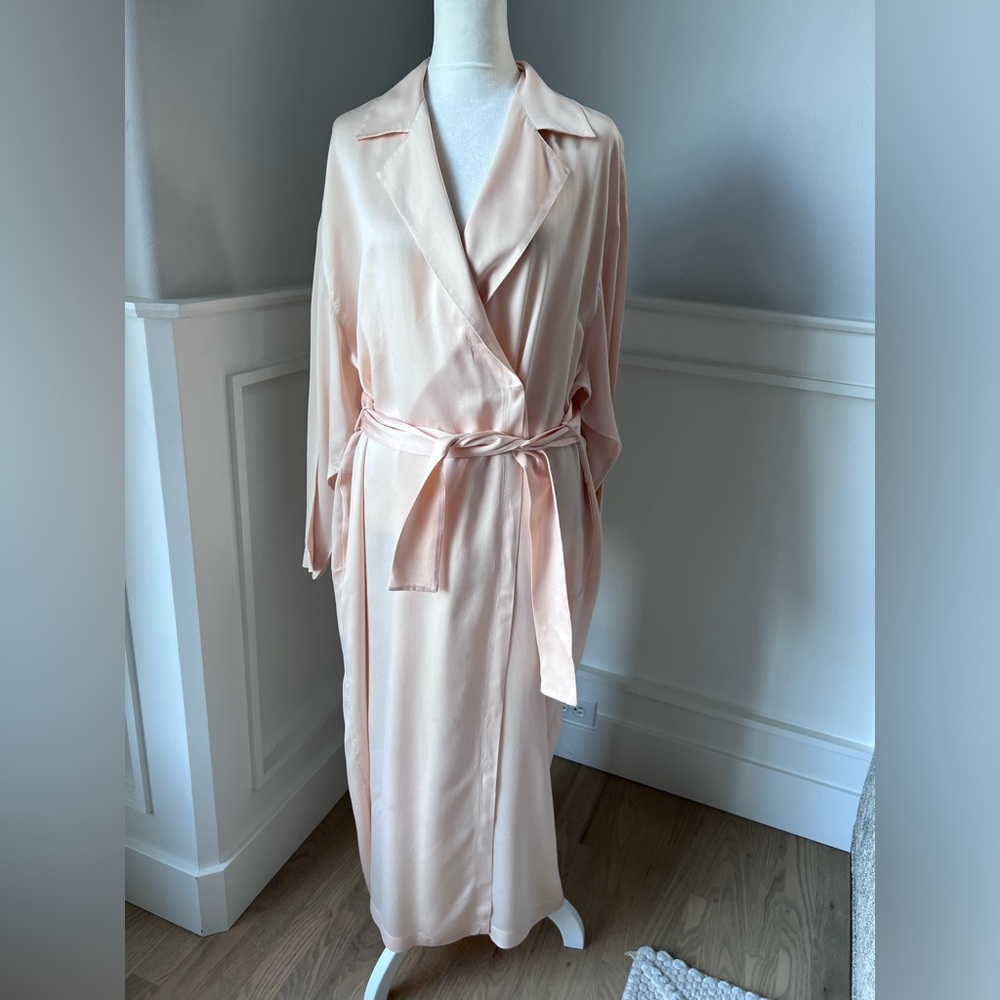La Perla Blush Satin Robe